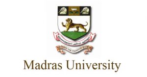 Madras University Recruitment Logo