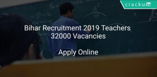 Bihar Recruitment 2019 Teachers 32000 Vacancies