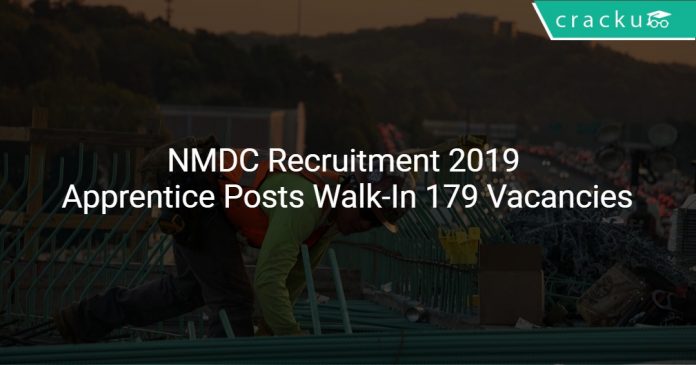 NMDC Recruitment 2019 Apprentice Posts Walk-In 179 Vacancies