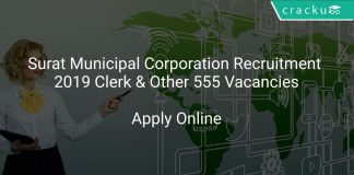 Surat Municipal Corporation Recruitment 2019 Marshal Leader & Other 555 Vacancies