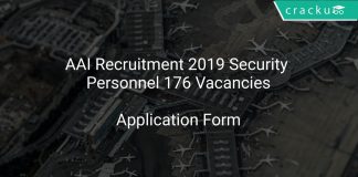 AAI Recruitment 2019 Security Personnel 176 Vacancies