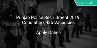 Punjab Police Recruitment 2019 Constable 6435 Vacancies