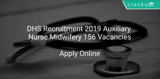 DHS Recruitment 2019 Auxiliary Nurse Midwifery 156 Vacancies