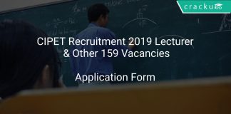 CIPET Recruitment 2019 Lecturer & Other 159 Vacancies