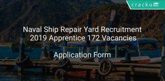 Naval Ship Repair Yard Recruitment 2019 Apprentice 172 Vacancies