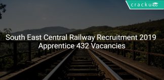 South East Central Railway Recruitment 2019 Apprentice 432 Vacancies