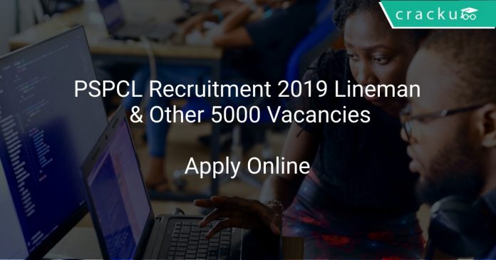 PSPCL Recruitment 2019 Lineman & Other 5000 Vacancies
