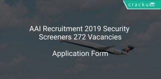 AAI Recruitment 2019 Security Screeners 272 Vacancies
