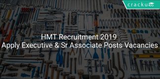 HMT Recruitment 2019 Apply Executive & Sr Associate Posts Vacancies