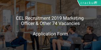 CEL Recruitment 2019 Marketing Officer & Other 74 Vacancies