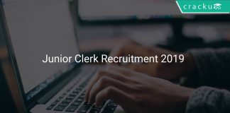 Junior Clerk Recruitment 2019