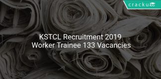 KSTCL Recruitment 2019 Worker Trainee 133 Vacancies