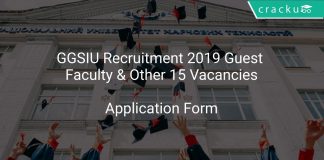 GGSIU Recruitment 2019 Guest Faculty & Other 15 Vacancies