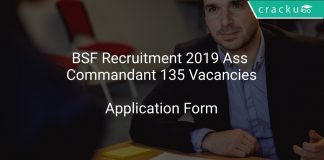 BSF Recruitment 2019 Ass Commandant 135 Vacancies