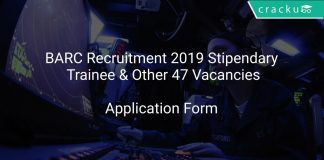 BARC Recruitment 2019 Stipendary Trainee & Other 47 Vacancies
