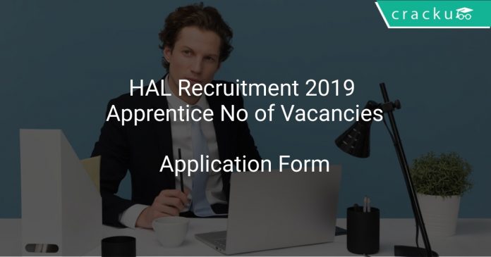 HAL Recruitment 2019 Apprentice No of Vacancies
