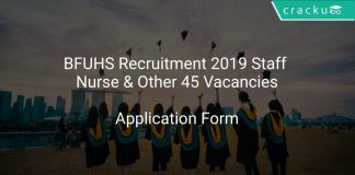 BFUHS Recruitment 2019 Staff Nurse & Other 45 Vacancies