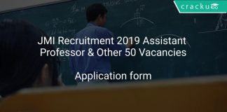 JMI Recruitment 2019 Assistant Professor & Other 50 Vacancies