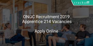 ONGC Recruitment 2019 Apprentice 214 Vacancies