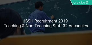 JSSH Recruitment 2019 Teaching & Non-Teaching Staff 32 Vacancies