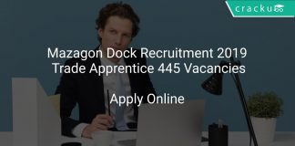 Mazagon Dock Recruitment 2019 Trade Apprentice 445 Vacancies