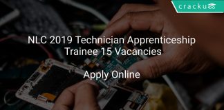 NLC 2019 Technician Apprenticeship Trainee 15 Vacancies