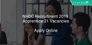 NHDC Recruitment 2019 Apprentice 21 Vacancies