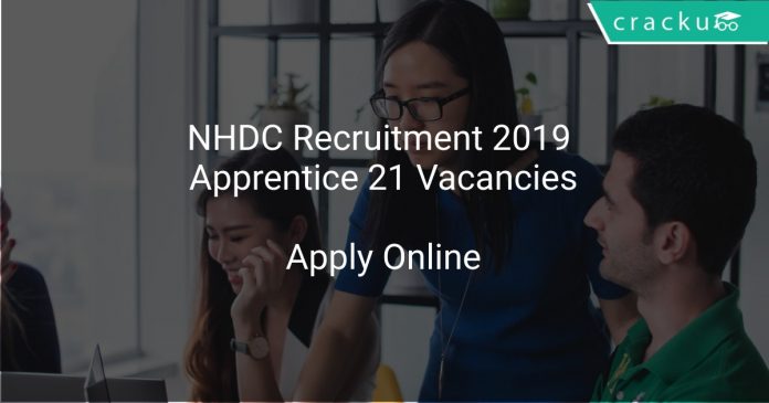 NHDC Recruitment 2019 Apprentice 21 Vacancies