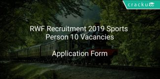 RWF Recruitment 2019 Sports Person 10 Vacancies