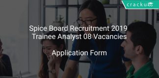 Spice Board Recruitment 2019 Trainee Analyst 08 Vacancies