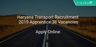 Haryana Transport Recruitment 2019 Apprentice 38 Vacancies