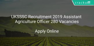 UKSSSC Recruitment 2019 Assistant Agriculture Officer 280 Vacancies