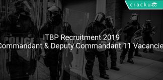 ITBP Recruitment 2019 Commandant & Deputy Commandant 11 Vacancies