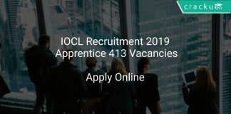 IOCL Recruitment 2019 Apprentice 413 Vacancies