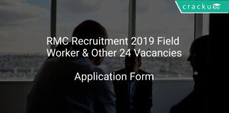 RMC Recruitment 2019 Field Worker & Other 24 Vacancies