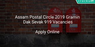 Assam Postal Circle 2019 Gramin Dak Sevak 919 Vacancies