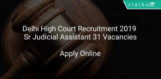 Delhi High Court Recruitment 2019 Sr Judicial Assistant 31 Vacancies