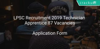 LPSC Recruitment 2019 Technician Apprentice 87 Vacancies