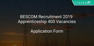 BESCOM Recruitment 2019 Apprenticeship 400 Vacancies