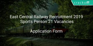 East Central Railway Recruitment 2019 Sports Person 21 Vacancies