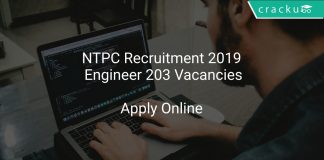 NTPC Recruitment 2019 Engineer 203 Vacancies