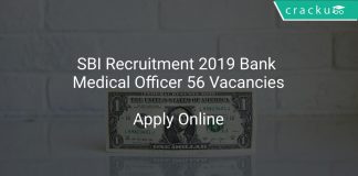 SBI Recruitment 2019 Bank Medical Officer 56 Vacancies