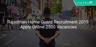 Rajasthan Home Guard Recruitment 2019 Apply Online 2500 Vacancies