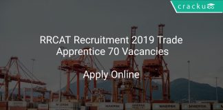 RRCAT Recruitment 2019 Trade Apprentice 70 Vacancies