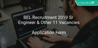BEL Recruitment 2019 Sr Engineer & Other 11 Vacancies