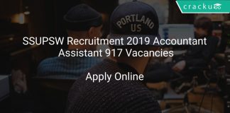 SSUPSW Recruitment 2019 Accountant Assistant 917 Vacancies