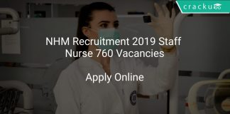 NHM Recruitment 2019 Staff Nurse 760 Vacancies