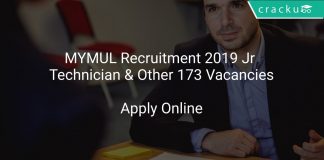 MYMUL Recruitment 2019 Jr Technician & Other 173 Vacancies