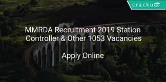 MMRDA Recruitment 2019 Station Controller & Other 1053 Vacancies