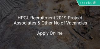 HPCL Recruitment 2019 Project Associates & Other No of Vacancies